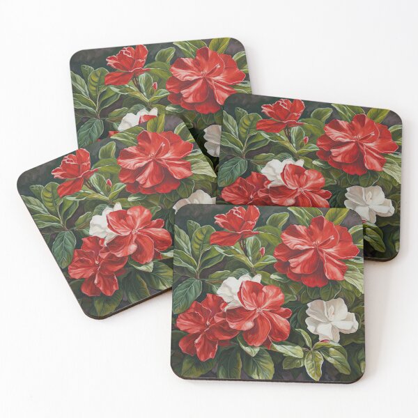 Item preview, Red Gardenias  designed and sold by Vanover Designs.