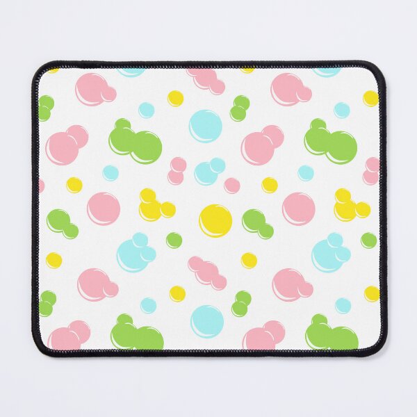 Item preview, pattern colored curly soap bubbles in pastel shades designed and sold by YuYuKoroleva.
