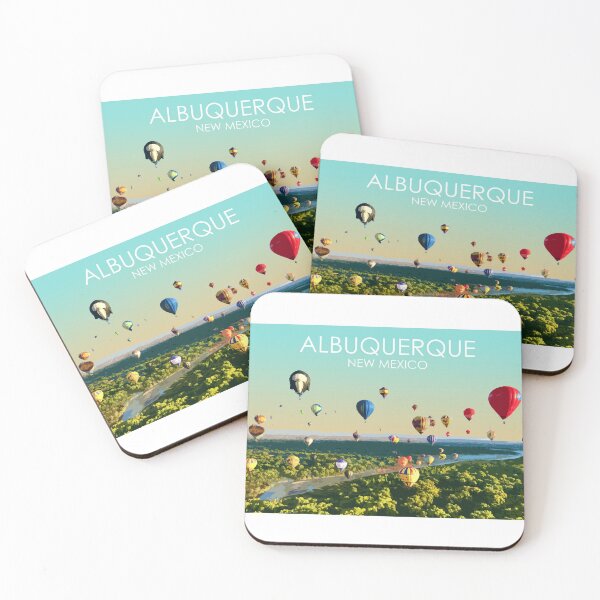 Item preview, Albuquerque, New Mexico, USA, Travel Print designed and sold by summattodraw.