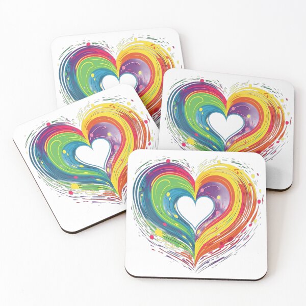 Item preview, Rainbow Heart designed and sold by OlympicsMerch.