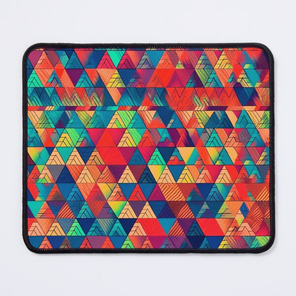Item preview, Geometric pattern with active triangles designed and sold by knuppify.