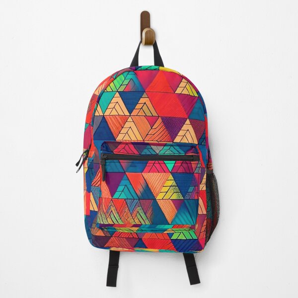 Item preview, Geometric pattern with active triangles designed and sold by knuppify.