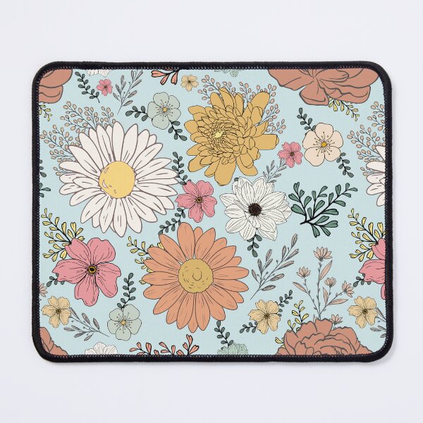 Item preview, Colorful flowers summer seamless pattern designed and sold by Acim0.