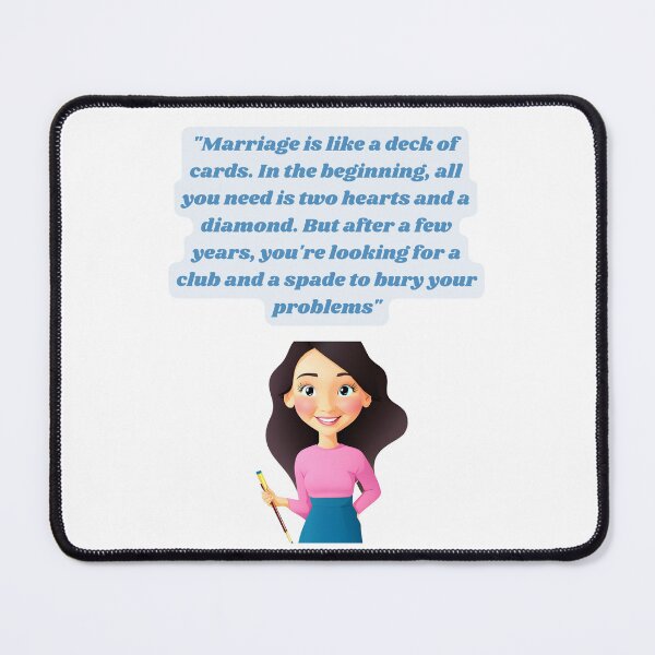 Item preview, Laugh Out Loud - Marriage is like a deck of cards designed and sold by G-funkle.