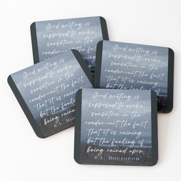 Item preview, Copy of E. L. Doctorow on good writing: Good writing is supposed to evoke sensation in the reader.... designed and sold by artbleed.