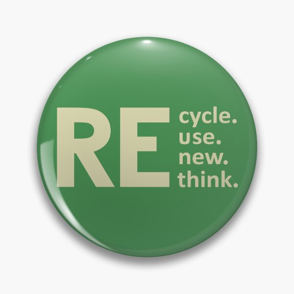 Item preview, recycle reuse renew rethink (Green) designed and sold by Altaf Aji.