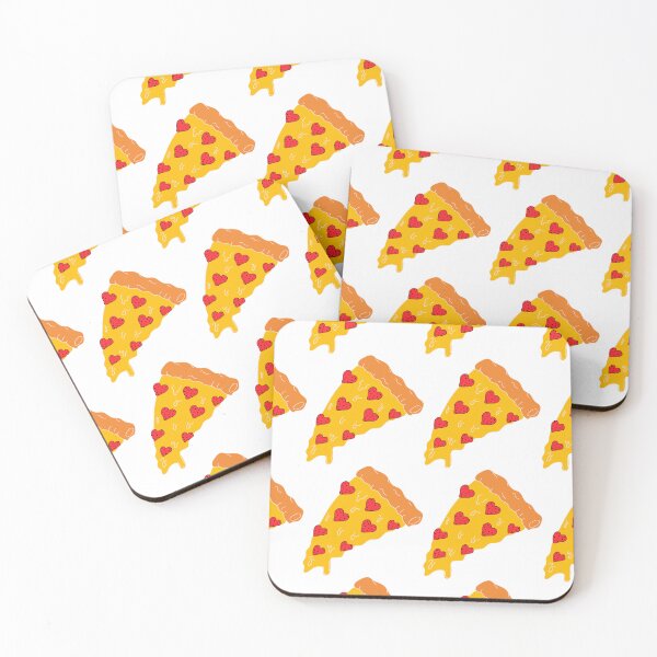 Item preview, Pizza with salami in the form of hearts designed and sold by Innamalinka.