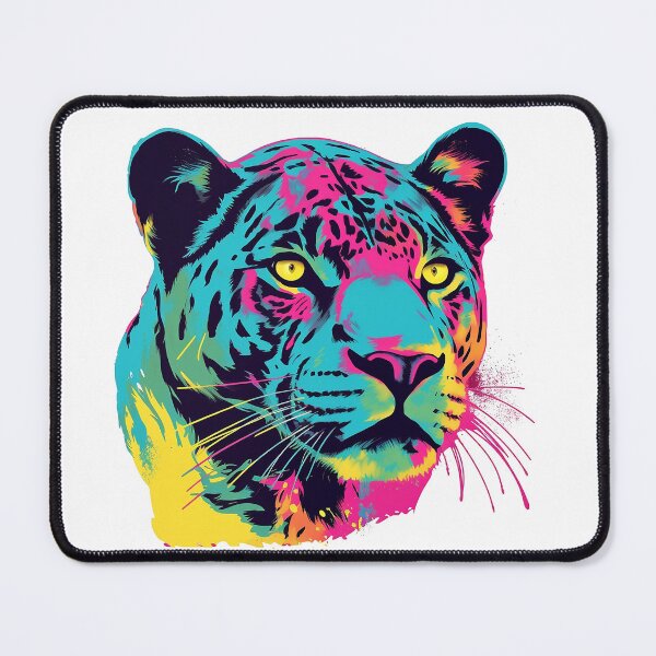 Item preview, Pop Art Panther Head  designed and sold by seamlessStuff.