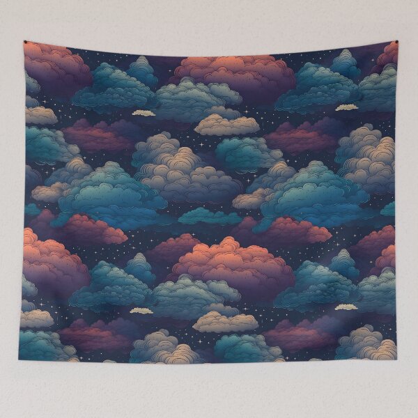 Item preview, Cloudy Night Skies designed and sold by palaco210.