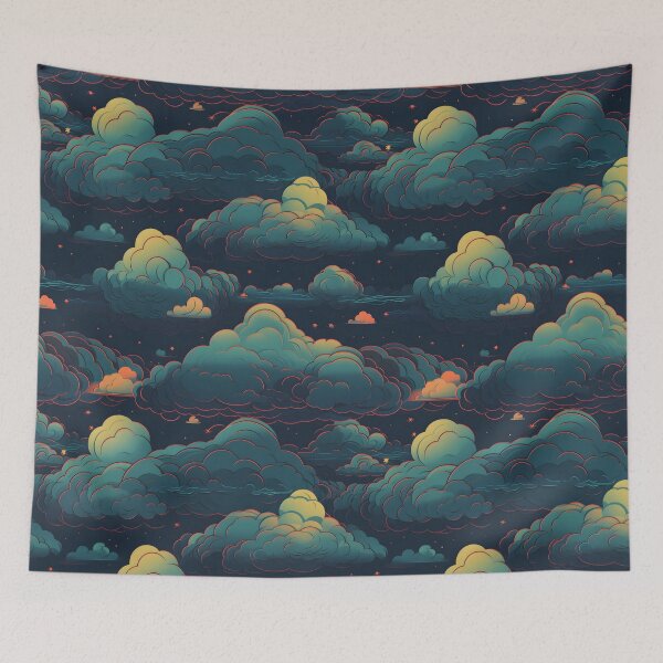 Item preview, Cloudy Night Skies designed and sold by palaco210.