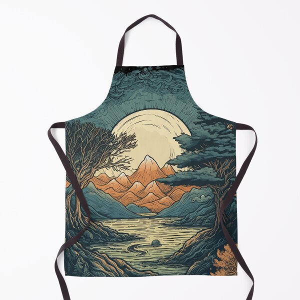 Item preview, Orange Mountains, Forest and River designed and sold by FormulaEden.