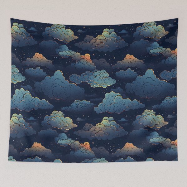 Item preview, Cloudy Night Skies designed and sold by palaco210.