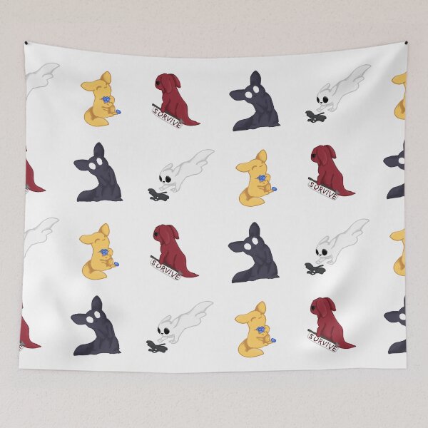 Item preview, Rain World slugcats designed and sold by HuskyCannot.