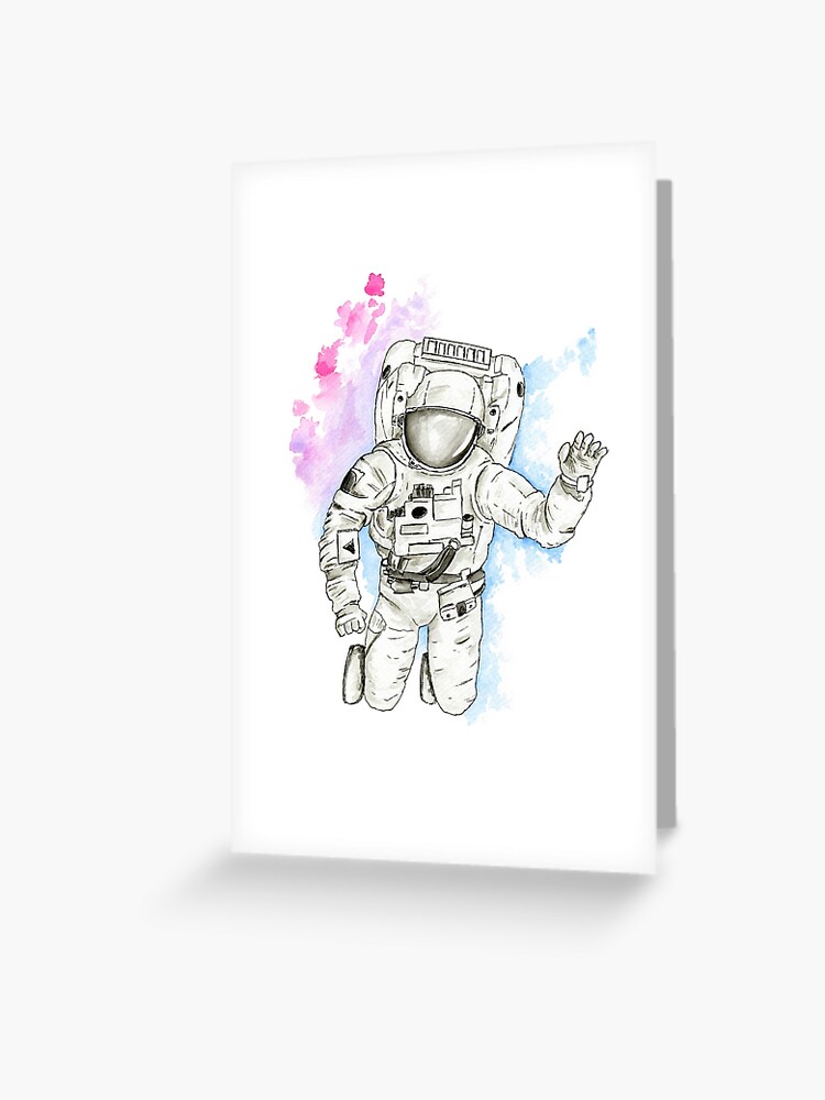 •space City• #astronaut #spacecity Greeting Card
