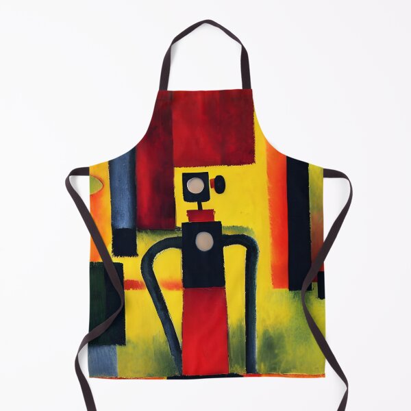 Aperçu de l'œuvre Des robots à la manière d'August Macke créée et vendue par CRAFTER-MEDIA.