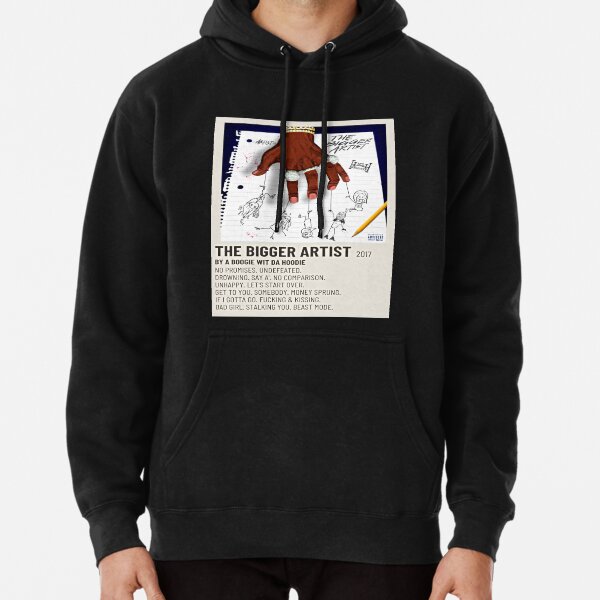 HQ a boogie wit da bigger artist - high quality & color Pullover Hoodie