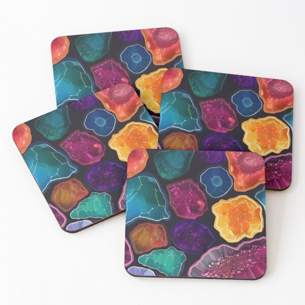 Item preview, Colorful Cut Geodes  Tall Tile 2 designed and sold by Richard-Y.