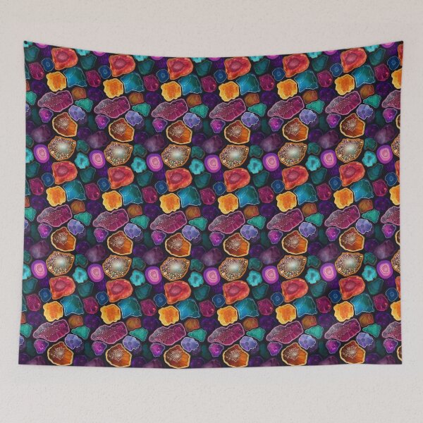 Item preview, Colorful Cut Geodes  Tall Tile 2 designed and sold by Richard-Y.