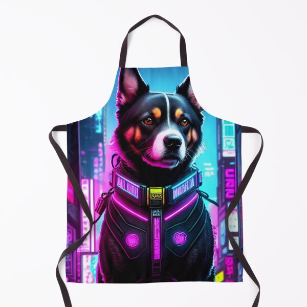 Artikelvorschau, Cyberpunk-Hund entworfen und verkauft von CyberArtWorld.