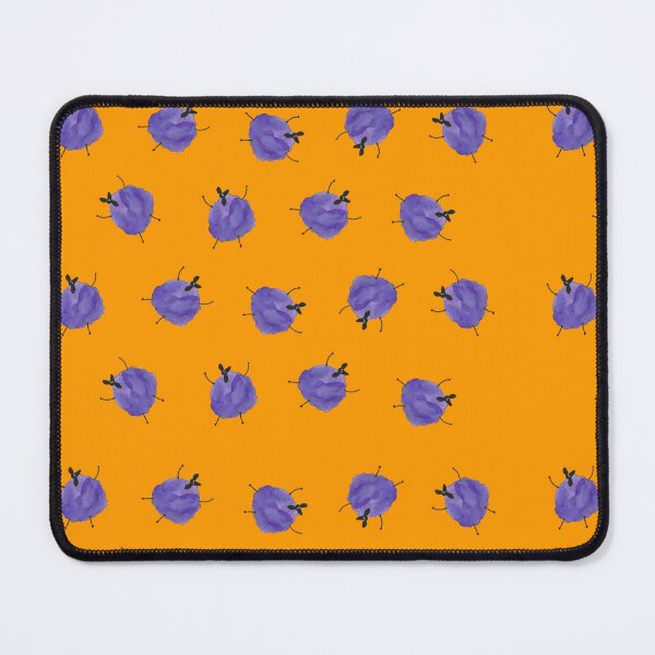 Item preview, Quirky Purple Sheep on Yellow designed and sold by Casimirasart.