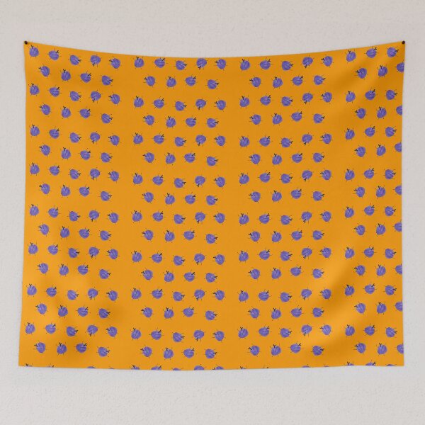 Item preview, Quirky Purple Sheep on Yellow designed and sold by Casimirasart.