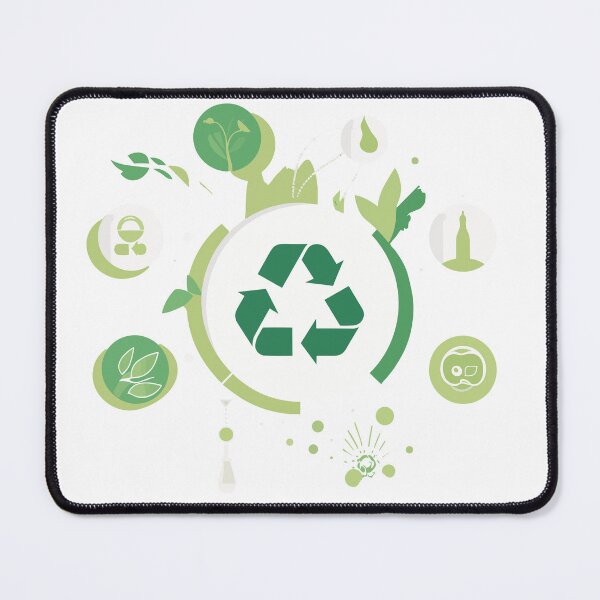 Item preview, Recycle reuse renew rethink, sustainability world designed and sold by TheInspiredAI.