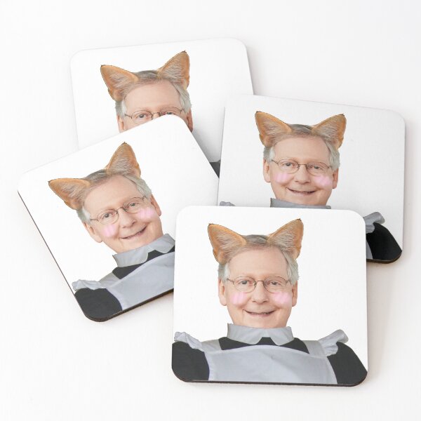 Item preview, catboy maid femboy mitch mcconnell designed and sold by paintedpicayune.