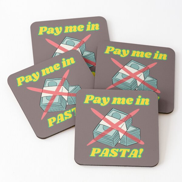 Item preview, Pay Me In Pasta designed and sold by ArtisShops.