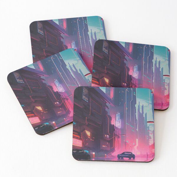 Item preview, futuristic cityscape designed and sold by Japandiizm.