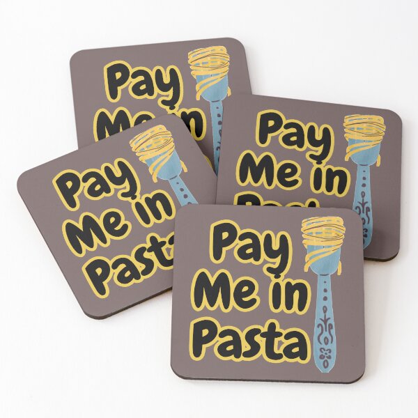 Item preview, Pay Me In Pasta designed and sold by ArtisShops.