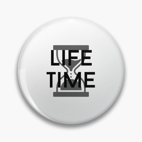 Item preview, life time text graphic v1 white background designed and sold by fishpressink.