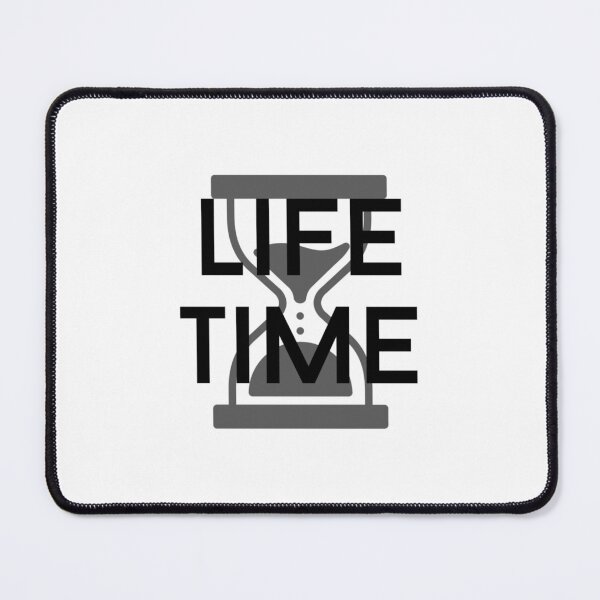 Item preview, life time text graphic v1 white background designed and sold by fishpressink.