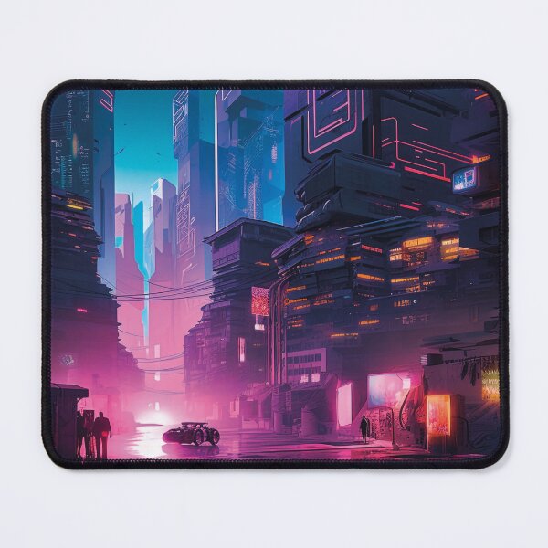 Item preview, Futuristic cityscape designed and sold by Japandiizm.