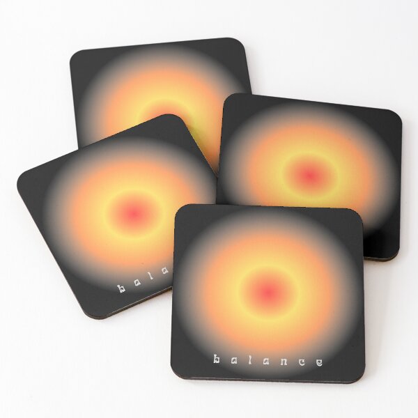 Item preview, Balance - orange with light grey text designed and sold by TheGuidedPixie.