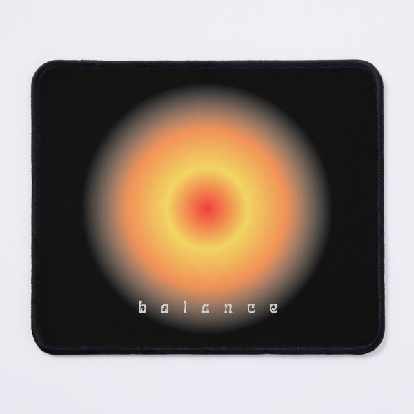 Item preview, Balance - orange with light grey text designed and sold by TheGuidedPixie.
