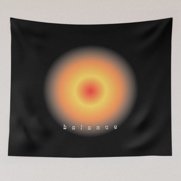 Item preview, Balance - orange with light grey text designed and sold by TheGuidedPixie.