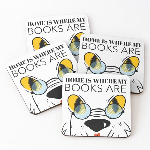 Item preview, Home Is Where My Books Are designed and sold by BestCoolStuff.
