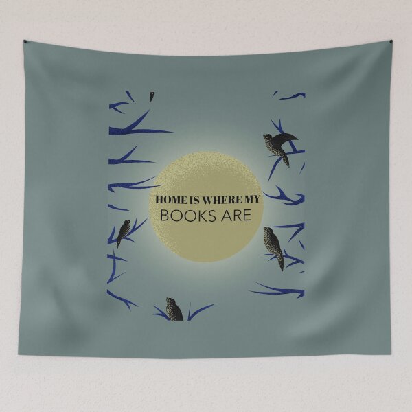 Item preview, Home Is Where My Books Are designed and sold by BestCoolStuff.
