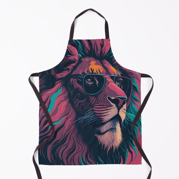 Item preview, "Lion in Shades" - Cool and Trendy Sunglasses Art designed and sold by Diegos-.