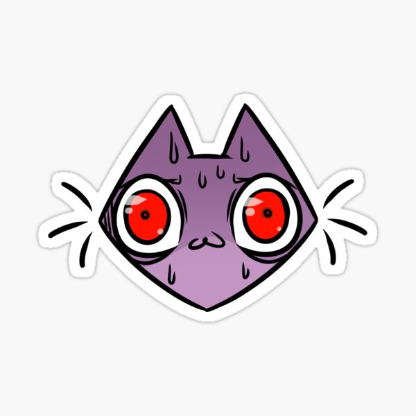 Silly Cats Sticker for Sale by sheepiekai