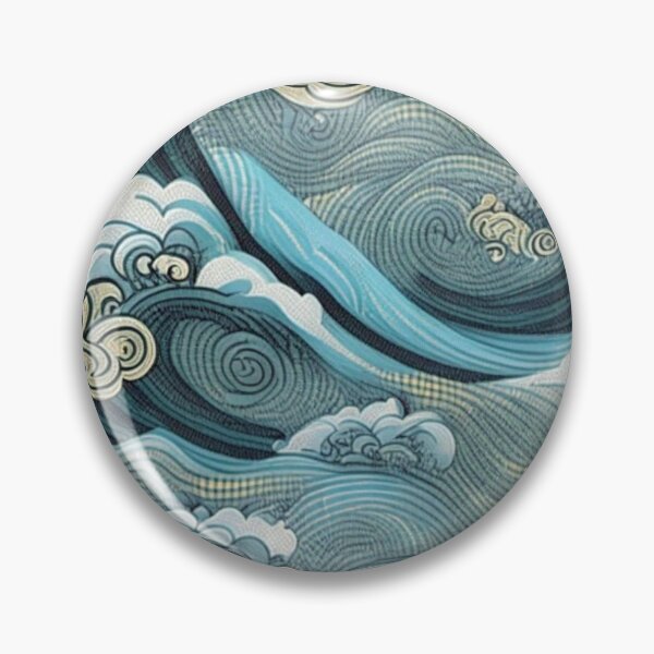 Item preview, Mosaic  Chinese Roaring Sea pattern design designed and sold by maninfire.