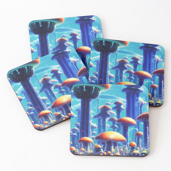 Item preview, Champignon Alien City designed and sold by forgottenfuture.