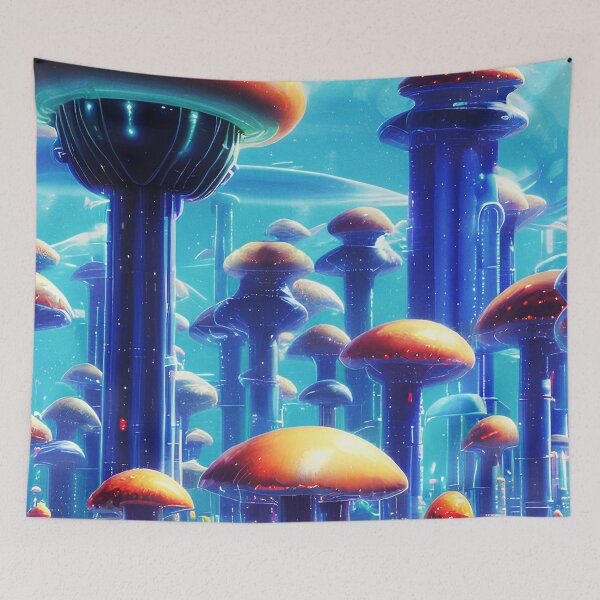 Item preview, Champignon Alien City designed and sold by forgottenfuture.