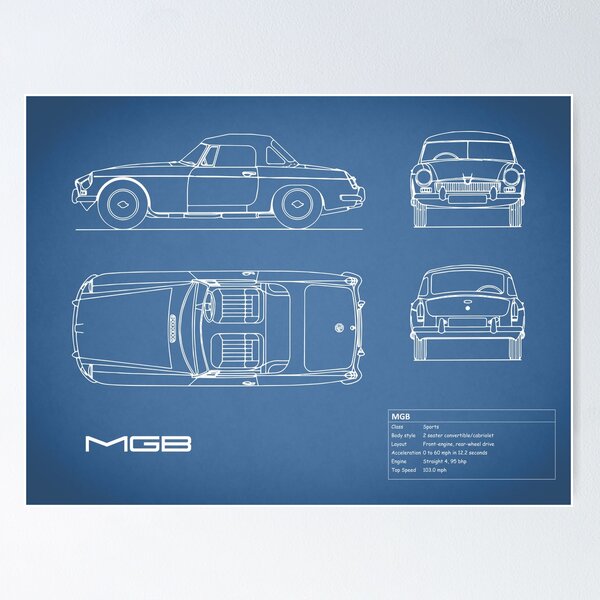 Item preview, The MGB Blueprint designed and sold by rogue-design.