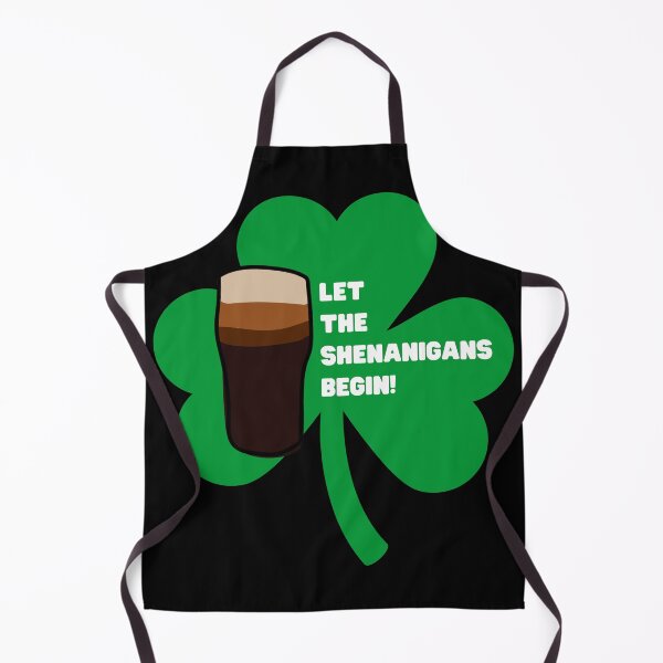 Item preview, Let the Shenanigans Begin - Pint Glass of Stout - St. Patrick Shamrock Drinking Shirt designed and sold by WigOutlet.
