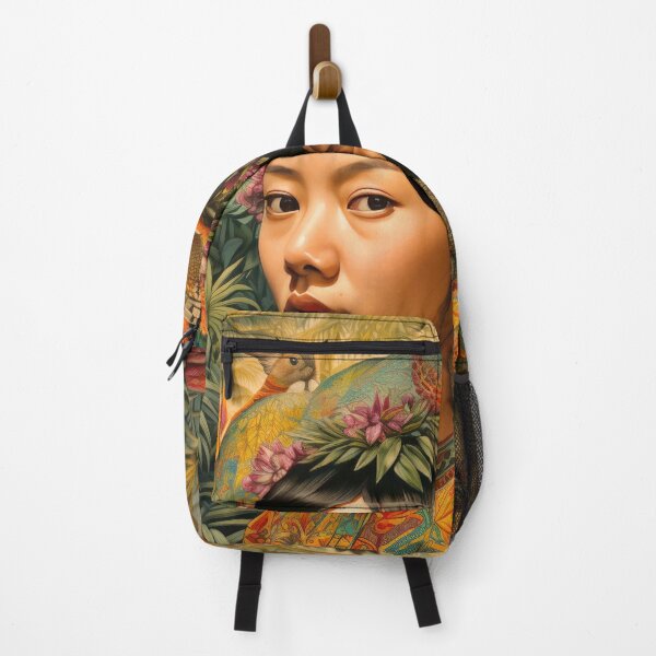 Item preview, Vintage Jungle Portrait Asian Woman designed and sold by pauloss.