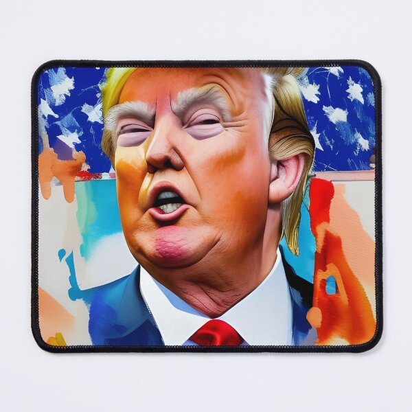 Item preview, Pop art portrait of Donald Trump speaking designed and sold by brandway.