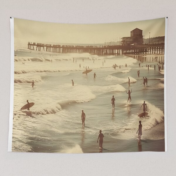 Item preview, Sunny Beach Surfing designed and sold by ArtifiedDigital.