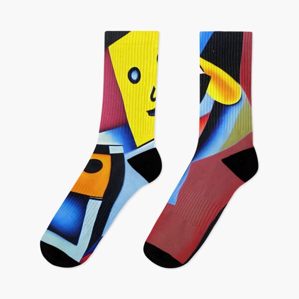 Aperçu de l'œuvre Robot style cubisme créée et vendue par CRAFTER-MEDIA.