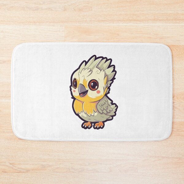 Item preview, Friendly baby cockatiel with soft feathers and a cute crest on their heads designed and sold by Maycon Arts.